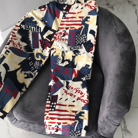 Cropped print pant - Picture 2 of 2